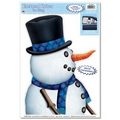 Snowman Backseat Driver Clings